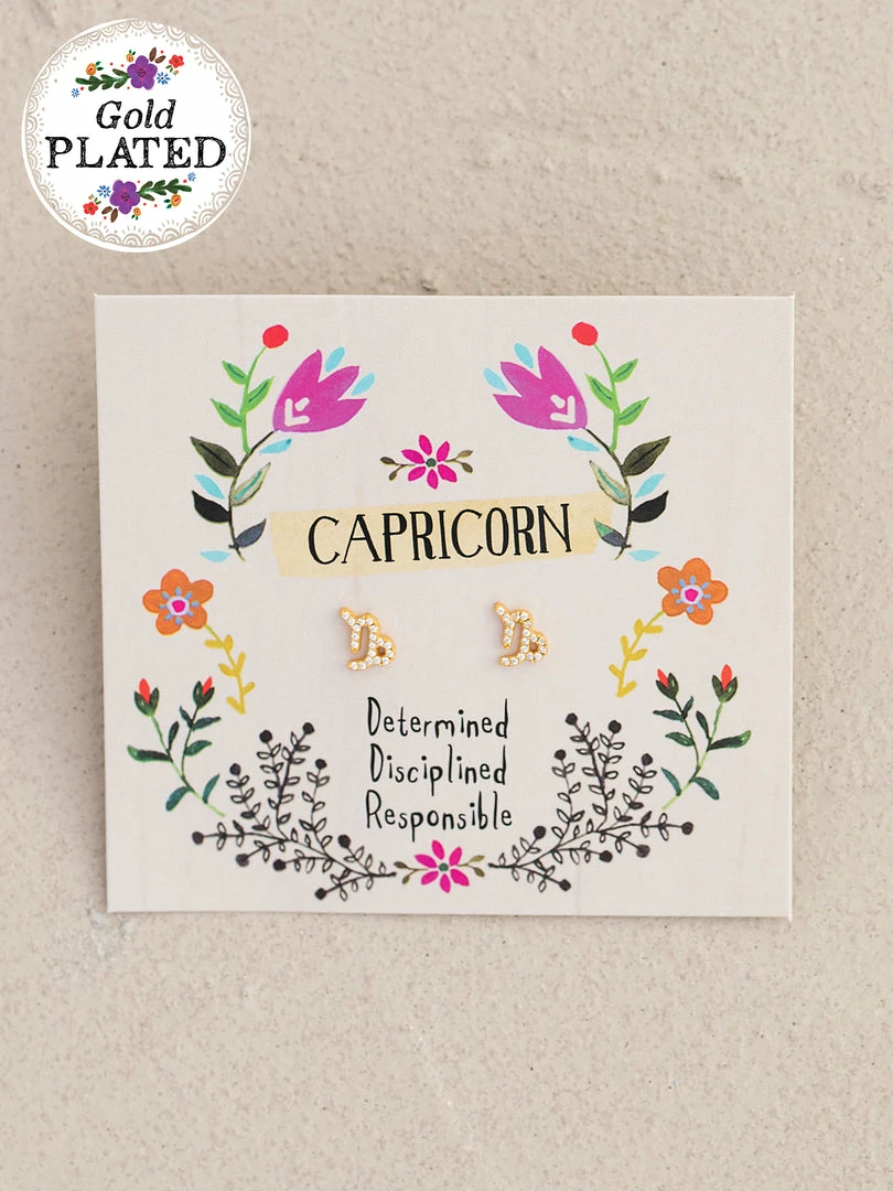 Natural Life Zodiac Perfect Tiny Studs 39 Natural Life Zodiac Perfect Tiny Studs