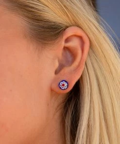 Natural Life Millefiori Bead Studs SUMMER SHOP
