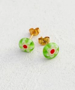 Natural Life Millefiori Bead Studs SUMMER SHOP
