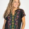 Natural Life Embroidered Tassel Top SUMMER SHOP 1 Natural Life Embroidered Tassel Top SUMMER SHOP