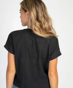 Natural Life Embroidered Tassel Top SUMMER SHOP