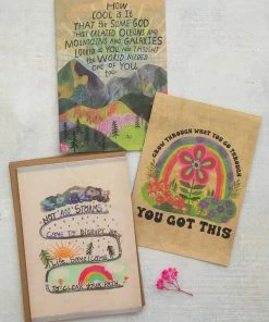 Natural Life Set Of 3 Greeting Cards