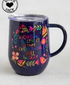 Natural Life Back To Campus Stainless Steel Coffee Tumbler