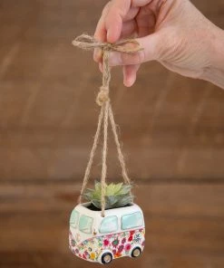 Natural Life Faux Succulent Car Charm