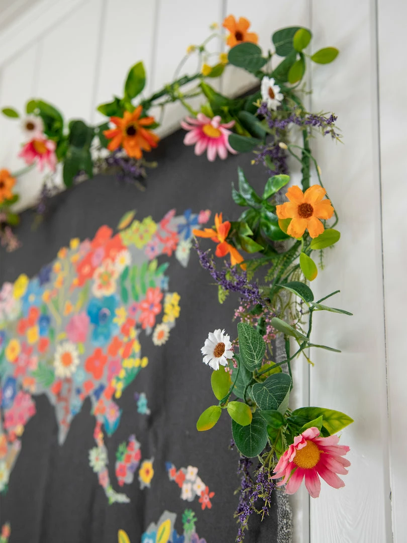 Natural Life Wildflower Garland Back To Campus 7 Natural Life Wildflower Garland Back To Campus