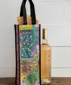 Natural Life Wine Bottle Happy Bag Kitchen & Drinkware
