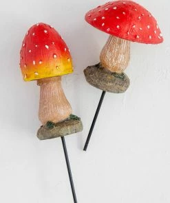 Natural Life Set Of 2 Garden Stakes Beach & Outdoors 8 Natural Life Set Of 2 Garden Stakes Beach & Outdoors