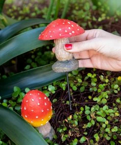 Natural Life Set Of 2 Garden Stakes Beach & Outdoors 9 Natural Life Set Of 2 Garden Stakes Beach & Outdoors