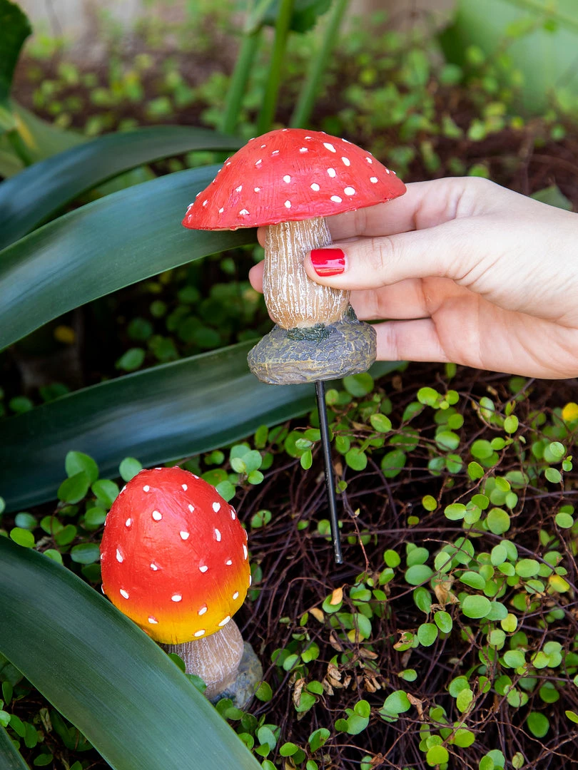 Natural Life Set Of 2 Garden Stakes Beach & Outdoors 5 Natural Life Set Of 2 Garden Stakes Beach & Outdoors