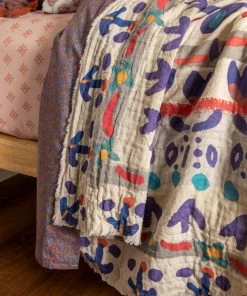 Natural Life Back To Campus Gauze Coverlet