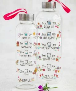 Natural Life Glass Water Bottle