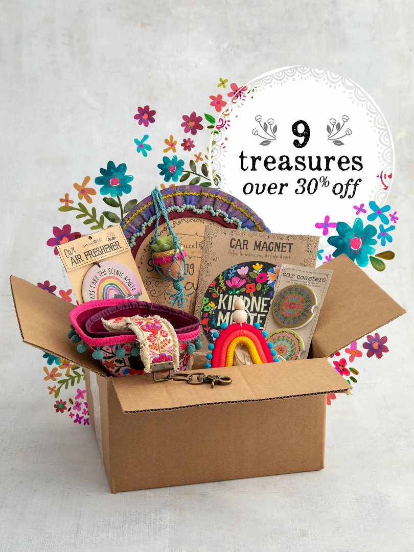 Natural Life NEW & TRENDING Large Car Happy Box™ 3 Natural Life NEW & TRENDING Large Car Happy Box™