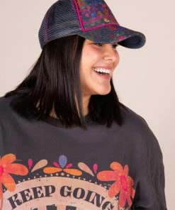 Natural Life Trucker Hat Back To Campus