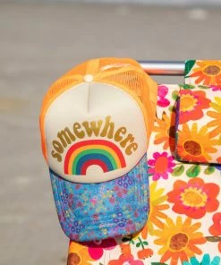 Natural Life Trucker Hat Back To Campus