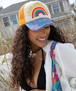 Natural Life Trucker Hat Back To Campus