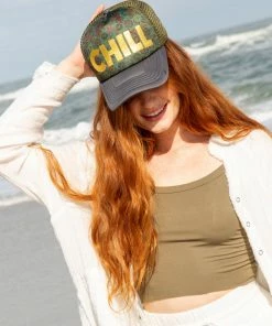 Natural Life Trucker Hat Back To Campus