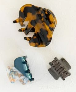 Natural Life Set Of 3 Hair Claws ACCESSORIES