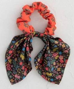 Natural Life Mixed Print Tie Scrunchie 9 Natural Life Mixed Print Tie Scrunchie