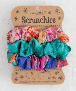 Natural Life Set Of 3 Scrunchies