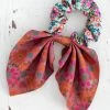 Natural Life Mixed Print Tie Scrunchie