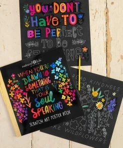 Natural Life Scratch Art Poster Book