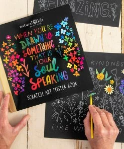 Natural Life Scratch Art Poster Book