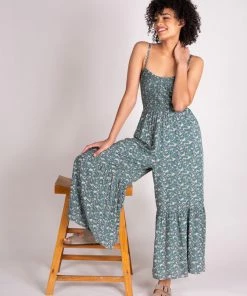 Natural Life Layla Smocked Jumpsuit