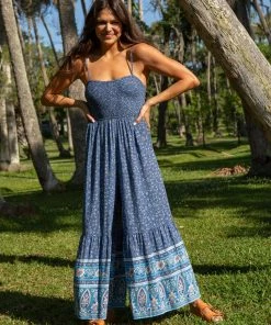 Natural Life Layla Smocked Jumpsuit