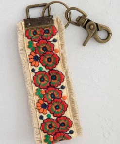 Natural Life Embroidered Key Fob CAR