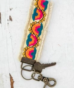 Natural Life Embroidered Key Fob CAR