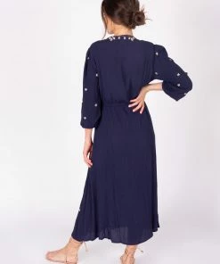 Natural Life Brae Embroidered Midi Dress