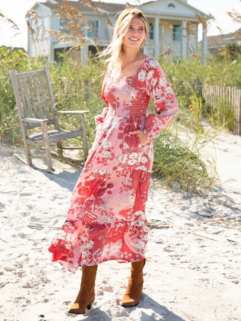 Natural Life CLOTHES Daria Smocked Maxi Dress 6 Natural Life CLOTHES Daria Smocked Maxi Dress