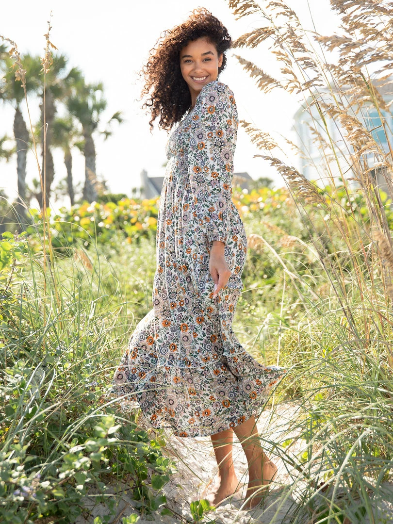 Natural Life CLOTHES Daria Smocked Maxi Dress 10 Natural Life CLOTHES Daria Smocked Maxi Dress