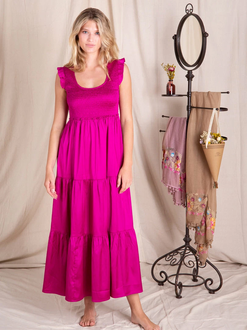 Natural Life Olivia Smocked Maxi Dress 5 Natural Life Olivia Smocked Maxi Dress