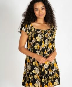 Natural Life NEW & TRENDING Flutter Sleeve Mini Dress