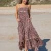 Natural Life Maya Smocked Maxi Dress CLOTHES