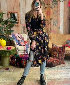 Natural Life CLOTHES Rowan Side Slit Midi Dress 19 Natural Life CLOTHES Rowan Side Slit Midi Dress