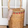 Natural Life Nantucket Rolling Laundry Basket 2 Natural Life Nantucket Rolling Laundry Basket