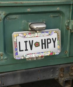 Natural Life License Plate Frame