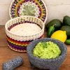 Natural Life SUMMER SHOP Molcajete & Tortilla Basket Set