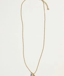 Natural Life Initial Charm Necklace Best Selling Gifts