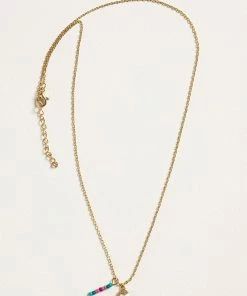 Natural Life Initial Charm Necklace Best Selling Gifts