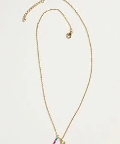 Natural Life Initial Charm Necklace Best Selling Gifts