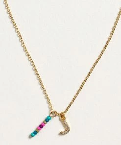 Natural Life Initial Charm Necklace Best Selling Gifts