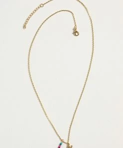 Natural Life Initial Charm Necklace Best Selling Gifts