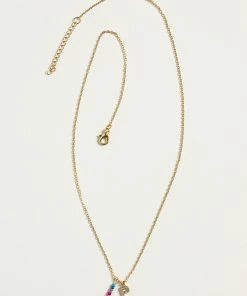 Natural Life Initial Charm Necklace Best Selling Gifts