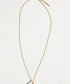 Natural Life Initial Charm Necklace Best Selling Gifts