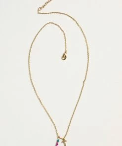 Natural Life Initial Charm Necklace Best Selling Gifts