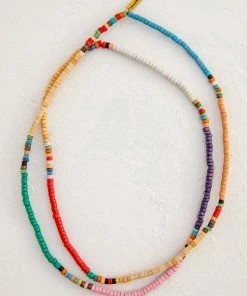 Natural Life Wooden Beaded Necklace