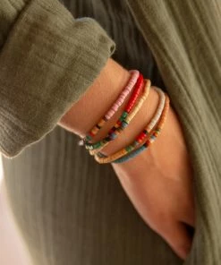 Natural Life Wooden Beaded Necklace